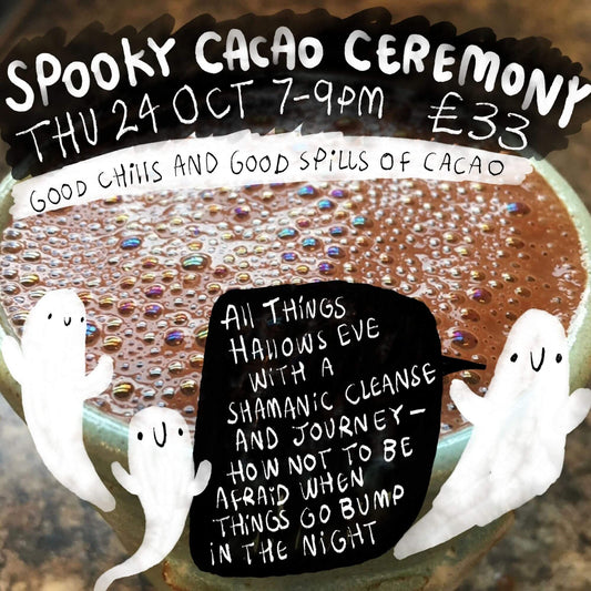 Join us for our Spooky Cacao Ceremony in Matlock! 👻🎃