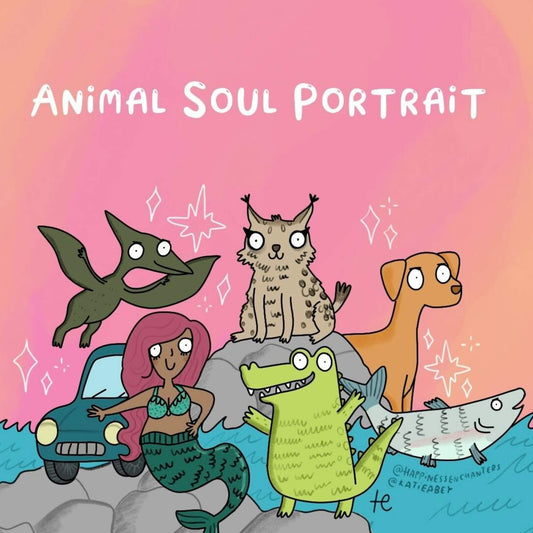 🐉 ✨ Gift Yourself (or a Loved One) a Unique Animal Soul Portrait! ✨ 🐟