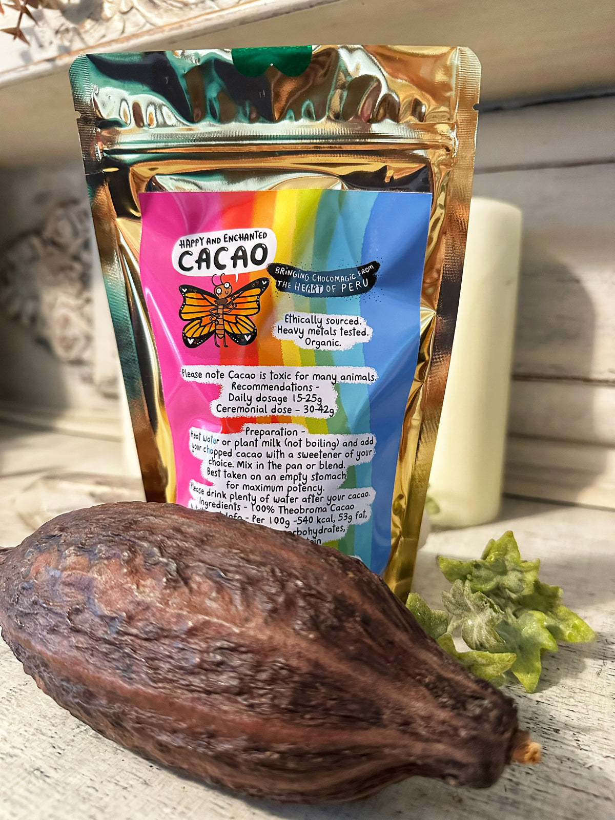 Happy And Enchanted Ceremonial Cacao